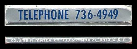 Matchbook photograph