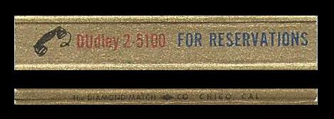 Matchbook photograph